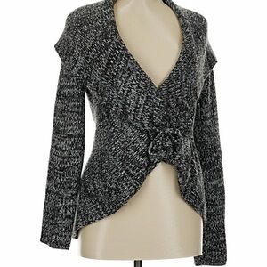 JohnPaulRichard Black and Gray Knit Cardigan